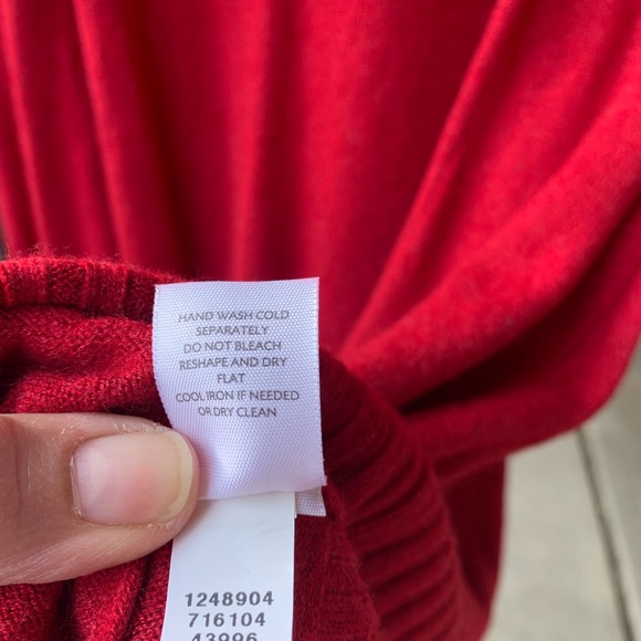 J. Jill red dress 30% wool size S - Picture 8 of 14